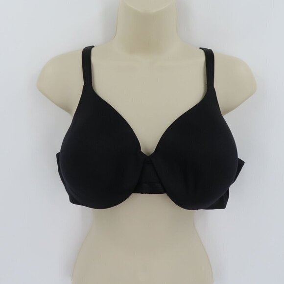 Bali 38C One Smooth U Smoothing Bra Solid Black Underwire Lined 3W11 3B11 Womens - Picture 13 of 14